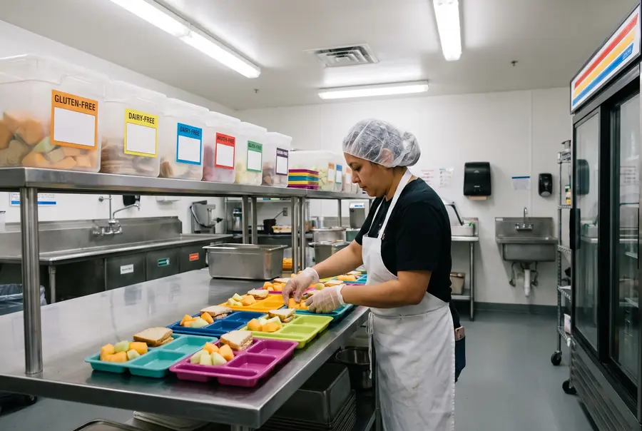 Meals are included, and they are cooked here