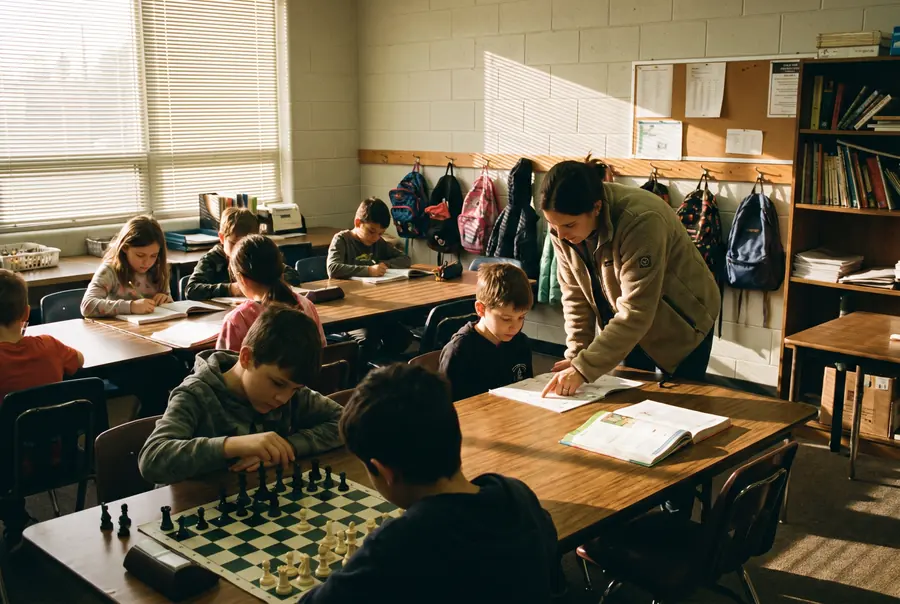 The school-age room at Bright Start